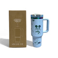 hot-selling stanley thermos cup, high-looking mickey series water cup, 304 stainless steel outdoor car cup