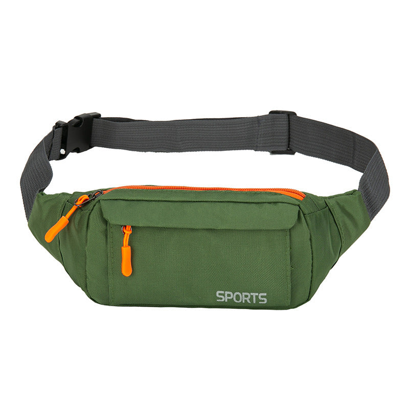 New niche men's messenger bag fashion spring and summer multi-functional breast bag fitness outdoor sports mobile phone fanny pack women
