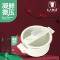 Three-person blacksmith micro-pressure soup pot for homelarge capacity stewing and soup pressure cooker cup soup pot new arrival enamel pot for cooking soup
