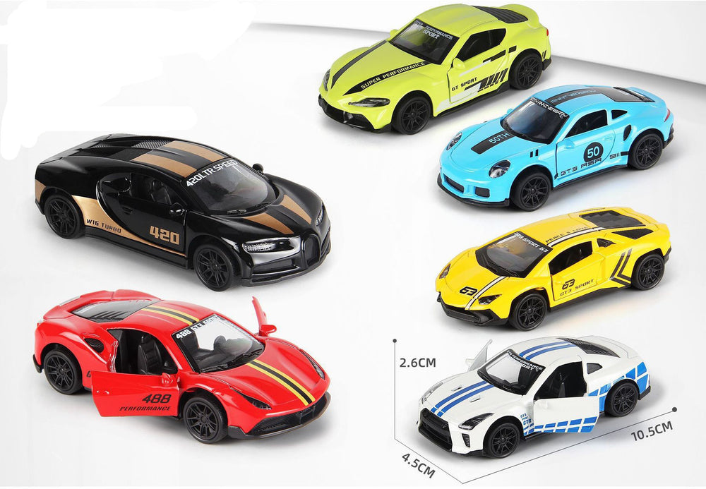 alloy toy car 1:43 model artificial car boy gift sports car ornaments can open the door toy car