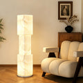 new imitation marble cream style vertical hotel b&b decorative lamp scandinavian house elegant displaced floor lamp