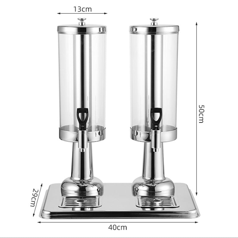 Coffee tripod, restaurant commercial beverage bucket Stainless steel visual beverage machine Juicer Korean, juice tripod