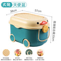 Household movable toy storage box daily storage box baby clothes cabinet snacks lego building blocks plastic basket