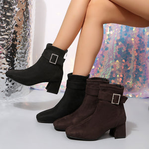autumn new arrival: plus-size women's casual comfort high heels - wholesale fashion heels for export, european & american style