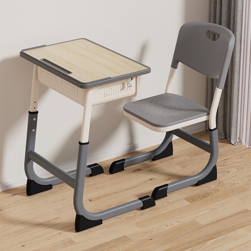 Adjustable height, thickened children's study desk - ideal for elementary and middle school tutoring classes, writing, and school use