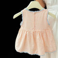 Infant and toddler summer dresses: new  plaid tank dress - stylish, cute bunny princess outfit