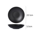 Matte black bowl large