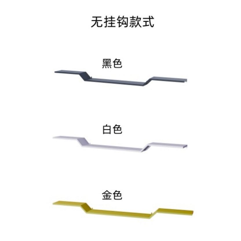 Bar red wine rack wall hanging wrought iron bar counter wall simple decoration creative luminous shelf restaurant wine cabinet against the wall