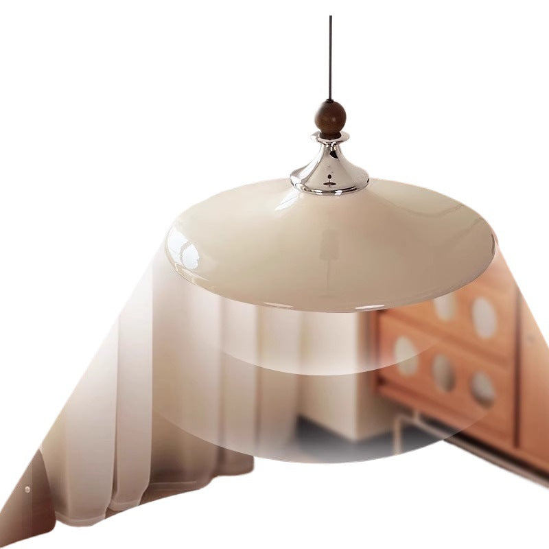 Medieval restaurant double-headed chandelier 2025 new French retro dining table lamp chess player round table lamp flying saucer lighting