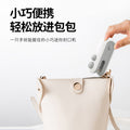 Snack sealer - compact handheld heat sealer for home use - mini plastic bag sealer - hand press plastic bag sealing machine