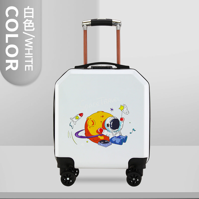 Cross-border 18-inch children's suitcase, student trolley case can be customized LOGO pattern cartoon gift box manufacturer wholesale