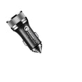 New car fast charging car phone charger vehicle electrical appliances 9v2a dual usb port aluminum alloy car charger head