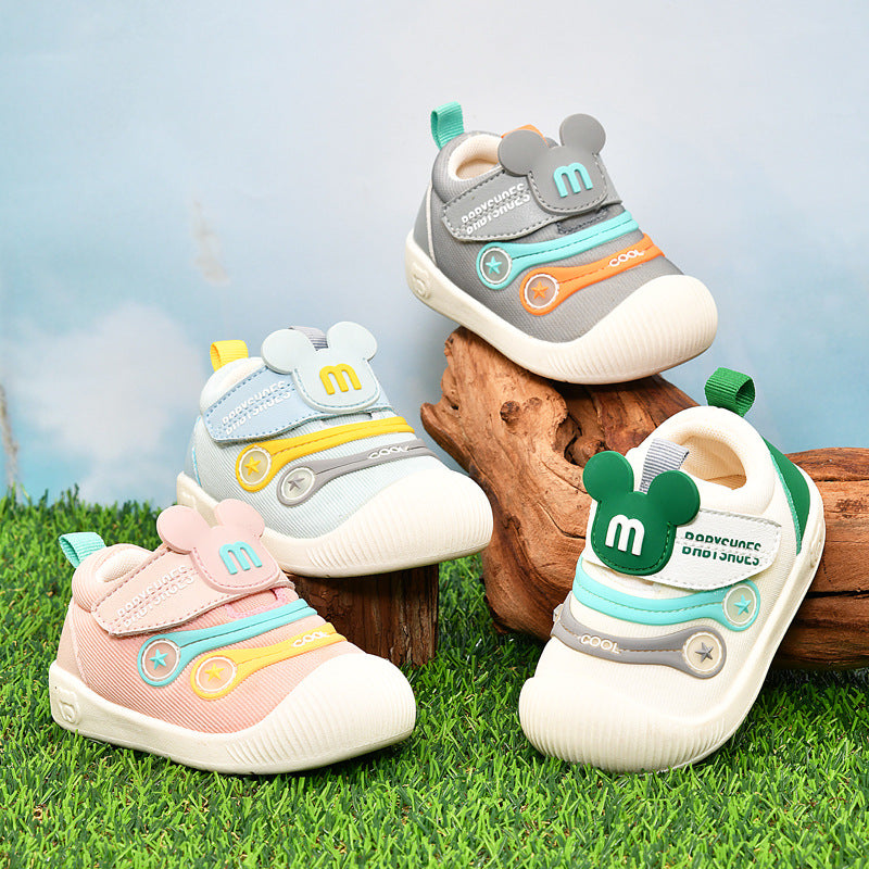 Toddler shoes for boys, spring and autumn, 0-1-2 years old, soft sole infant shoes, children's shoes, infant and toddler shoes for girls
