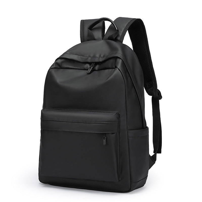 New Fashion Trend Backpack Black College Student School Bag Casual Large Capacity Men's Travel Computer Backpack
