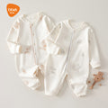 Babibele baby onesies newborn clothes pure cotton pajamas long sleeve loungewear infant boys and girls toddler autumn outfit