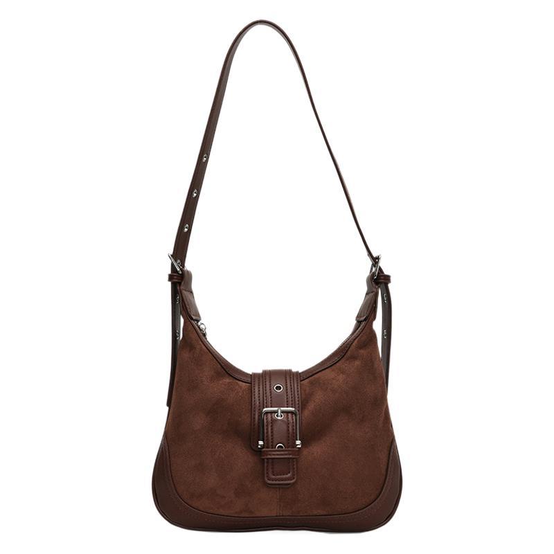 New retro niche design shoulder messenger bag women's fashion leopard print high temperament casual versatile magnetic buckle bag