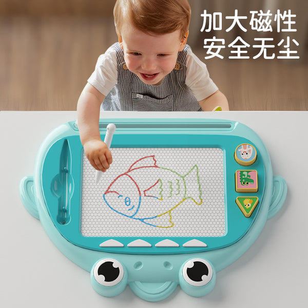 Cross-border shark magnetic drawing board 1-3 year old baby kindergarten learning painting graffiti writing board gift toy
