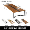 Conference table long table casual modern negotiation table workbench large bench table conference room office desk and chair combination