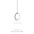 Italian arrangements modern minimalist geometric line restaurant pendant light creative magnetic combination dining table lamp