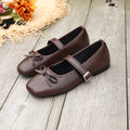 Women's export mary janes with bow detail - all-season style,  new collection, fairycore ballet flats