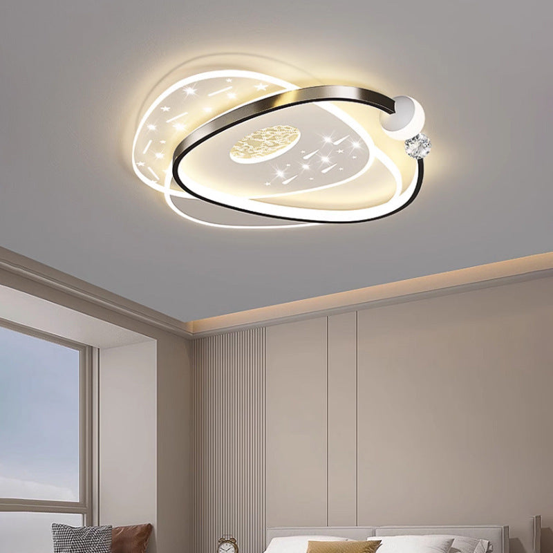 Living room light modern simple atmosphere led ceiling light 2025 new whole house package combination Guangdong Zhongshan lighting