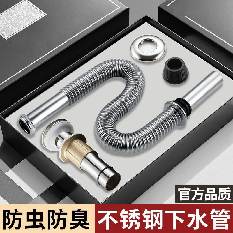 One piece is delivered on behalf of the delivery toilet, hand wash basin, pull bounce sewer 304 accessories, washbasin, washstand, sewer pipe.