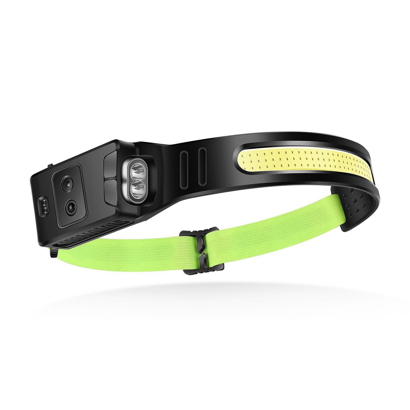 Cross-border new silicone induction headlight Type-C charging outdoor running riding portable floodlight LED headlight