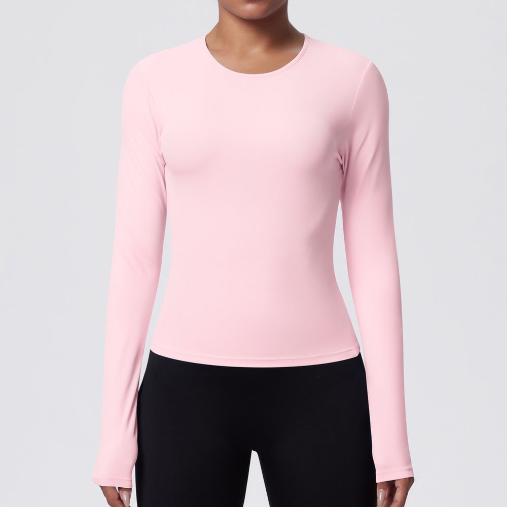 New casual sporty t-shirt - slim fit, quick-dry, breathable yoga top for women - perfect for running, training, and fitness
