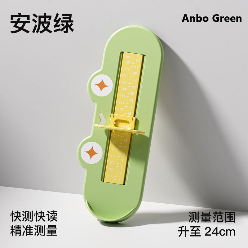 Kids' cartoon foot measuring device - baby foot length & shoe insole length measuring tool - home use infant shoe buying aid - foot measuring ruler wholesale