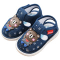 Baby cloth sandals for boys, summer, ages 0-1-2-3 years, infant anti-slip soft sole squeaky shoes, girls' first walker shoes, baby shoes
