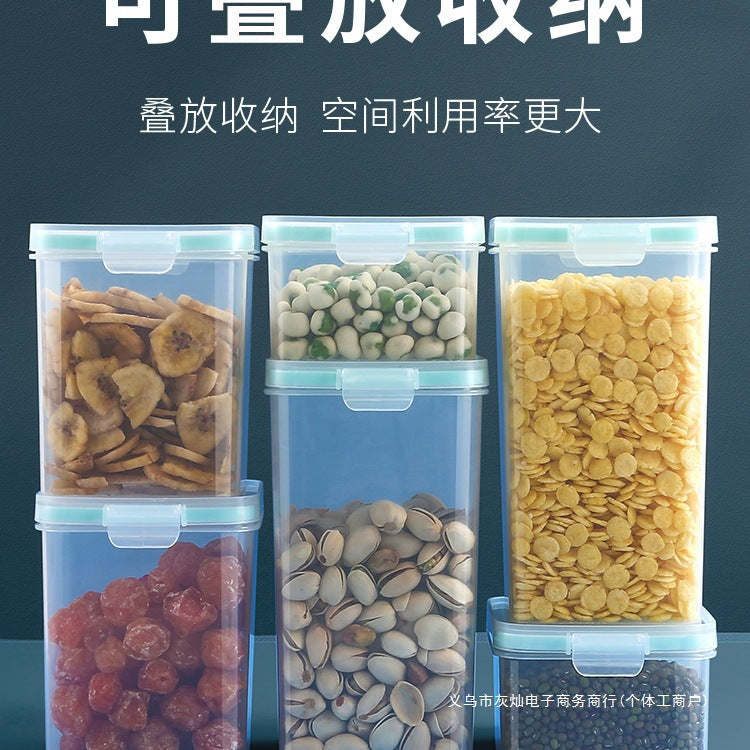Plastic jars, grain storage cans, special sealed cans for milk tea shops, pet snack cans, crisper storage cans