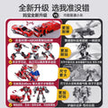 Kids' alloy transforming robot fire truck series: autobots, helicopters, police cars, and motorcycle model toys