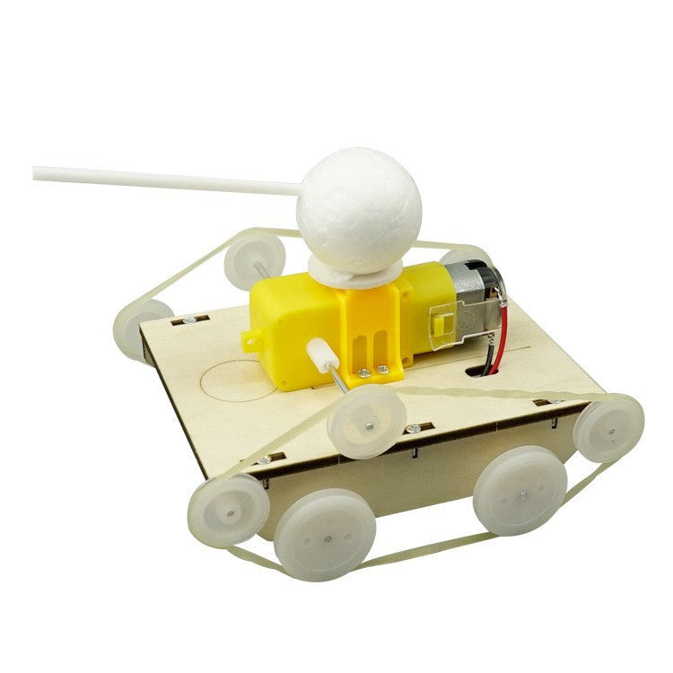 Land crawler tank DIY primary school students handmade technology small production material package scientific experiment STEAM teaching aids