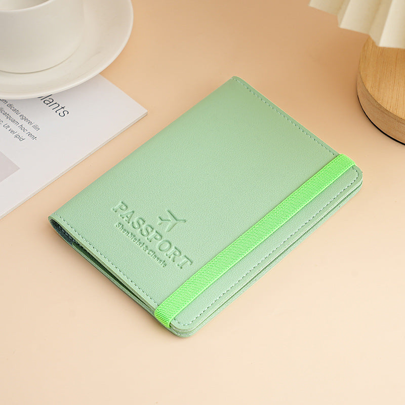 Spot  hot-selling pu leather passport bag, multi-functional passport holder, passport cover, passport cover.