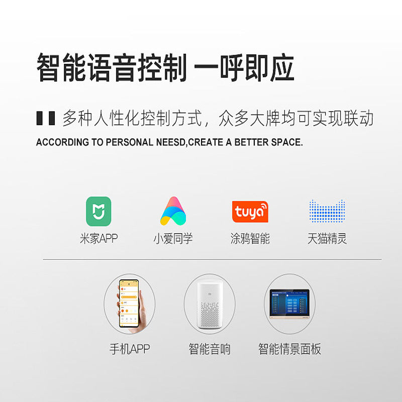 Three pine full spectrum ceiling light eye protection LED high display intelligent round bedroom study children's room light