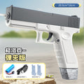 fully automatic glock water gun black technology toy electric burst water gun toy gun internet celebrity water fight