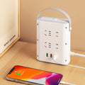 Vertical socket panel multi-hole office power strip for home tower type with night light multi-function power strip with usb multi-purpose