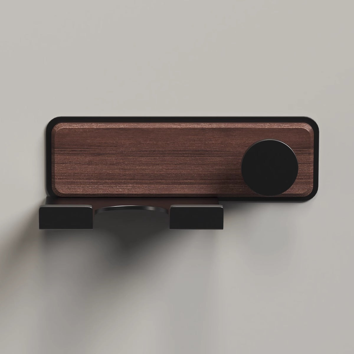 Walnut non-punching electric hair dryer bracket hair dryer wall hanger toilet toilet storage shelf storage artifact