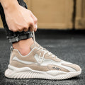2025 new spring breathable korean style trendy mesh athletic men's shoes - versatile casual spring running dad shoes