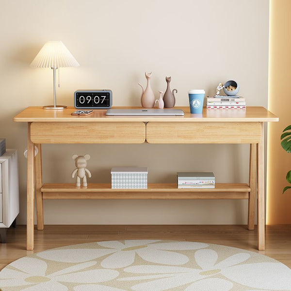 Nordic simple desk rectangle against the wall student desk writing table computer table desktop table home study table and chair