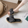 2024 new bowknot slippers - stylish women's summer beach sandals, flat flip-flops