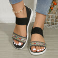 summer new arrival: women's platform sandals for cross-border e-commerce, sizes 36-43 (eu). wholesale available. price difference: $0.67. suitable for  fba