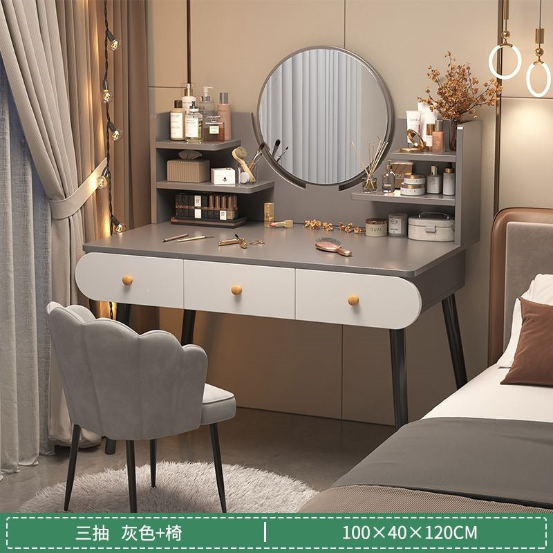 Vanity table bedroom simple modern small makeup cabinet all-in-one small apartment new arrival makeup table makeup table
