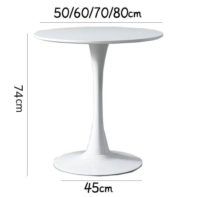 Dining table for home business reception european style simple balcony small table milk tea shop coffee shop ins home round table