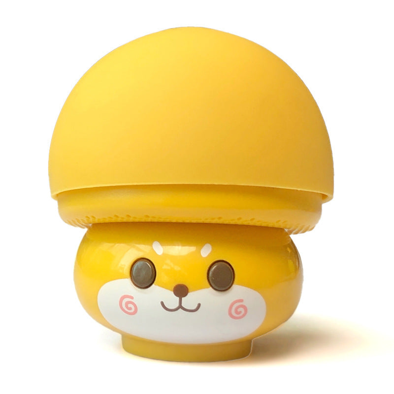 new creative cartoon mini portable waterproof mushroom bluetooth speaker subwoofer outdoor audio