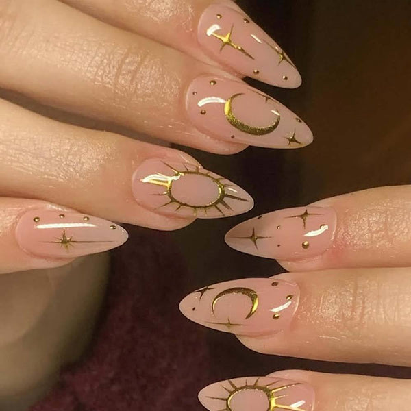 Wearing nail pads wholesale Xingyue nail patch wholesale Wearing nail pads Long almond fake nails