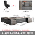 2.0m luxury double cabinets + boss chair + 2.0m bookcase [package included]