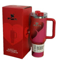 Amazon 40oz tumbler with handle - portable, drop-proof, insulated stainless steel mug - valentine's day collection