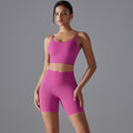 New arrival free underwear high waist hip lifting tight nude yoga wear intimates sports running bra shorts suit for women