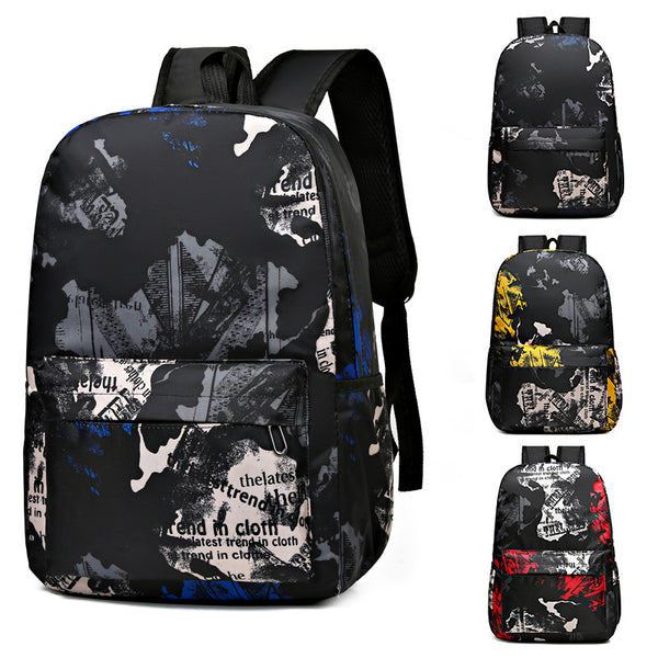 Wholesale new backpack trendy cool light casual grades 1-6 student schoolbag large capacity travel computer backpack